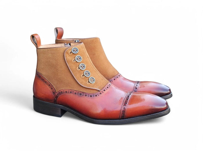 Carrucci Leather & Suede Slip-On Boot