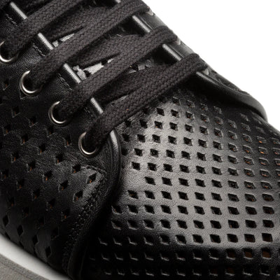 Luce Sneaker Leather  Black By Mezlan Made In Spain Brand 2   - from alligatorwarehouse.com
