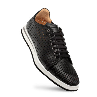 Luce Sneaker Leather  Black By Mezlan Made In Spain Brand 1   - from alligatorwarehouse.com
