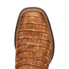 Dan Post Men’s Leon Brass/Brown Caiman Leather Western Boots 3 DP5015_7_D  - from alligatorwarehouse.com