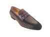 Life Style Penny Loafer W Leather Trim 2 KS714-03BROWN75  - from alligatorwarehouse.com
