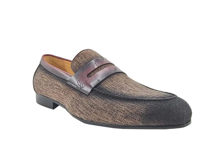 Carrucci Life Style Penny Loafer W Leather Trim