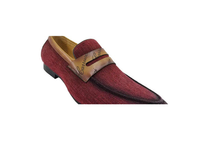 Life Style Penny Loafer W Leather Trim 5 KS714-03BROWN75  - from alligatorwarehouse.com
