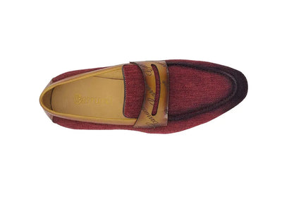 Life Style Penny Loafer W Leather Trim 8 KS714-03BROWN75  - from alligatorwarehouse.com