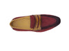 Life Style Penny Loafer W Leather Trim 8 KS714-03BROWN75  - from alligatorwarehouse.com