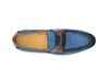 Life Style Penny Loafer W Leather Trim 11 KS714-03BROWN75  - from alligatorwarehouse.com