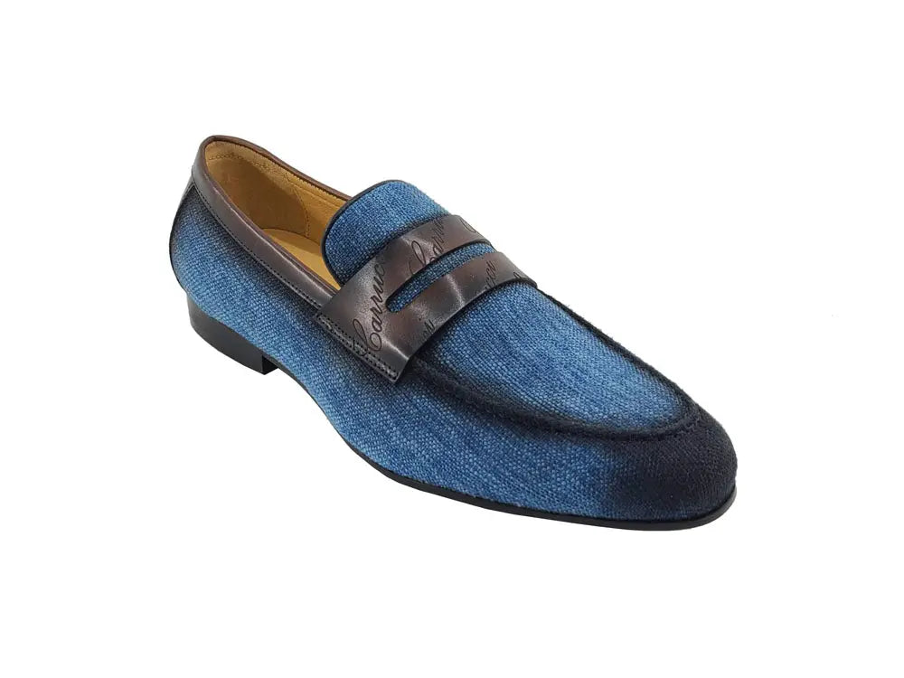 Life Style Penny Loafer W Leather Trim