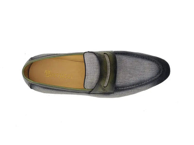 Life Style Penny Loafer W Leather Trim 13 KS714-03BROWN75  - from alligatorwarehouse.com