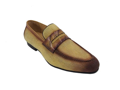 Life Style Penny Loafer W Leather Trim 16 KS714-03BROWN75  - from alligatorwarehouse.com