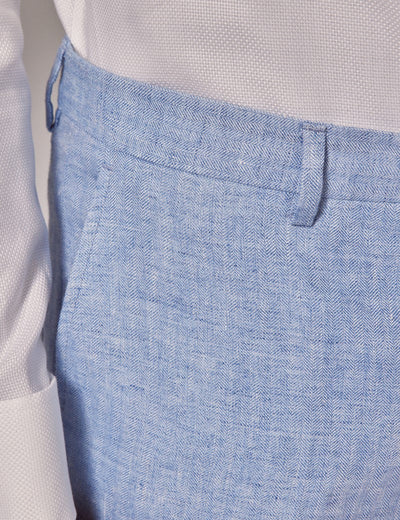 Mens Linen Suit For Beach Wedding - Summer  Suit in Light Blue 12 FL-9372  - from alligatorwarehouse.com