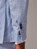 Mens Linen Suit For Beach Wedding - Summer  Suit in Light Blue 7 FL-9372  - from alligatorwarehouse.com