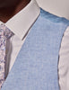 Mens Linen Suit For Beach Wedding - Summer  Suit in Light Blue 14 FL-9372  - from alligatorwarehouse.com