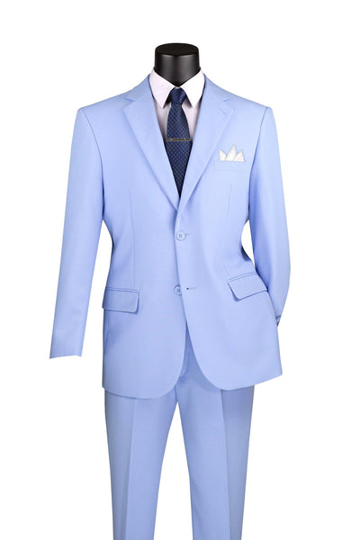 Light Blue Regular Fit 2 Piece Suit 1 SO12PP_LightBlue_38S  - from alligatorwarehouse.com