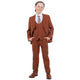Exclusive Stacy Adams 5pc Boys Suit Slim-Fit, Light Brown