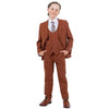 Exclusive Stacy Adams 5pc Boys Suit Slim-Fit, Light Brown 2 F1-6999  - from alligatorwarehouse.com