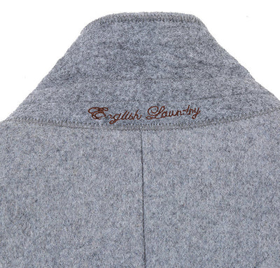 Light Gray Fall/Winter Essential Slim Fit Overcoat Wool Blend 5   - from alligatorwarehouse.com