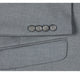 Light Grey Suit - Silver Gray Suit For Wedding - Mens Two Button Slim Fit Hack Light Grey Pocket Suit