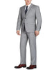 Light Grey Suit - Silver Gray Suit For Wedding - Mens Basic two Button Classic Fit Optional Vest Light Grey Suit 2   - from alligatorwarehouse.com