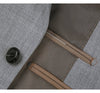 Light Grey Suit - Silver Gray Suit For Wedding - Mens Basic Two Button Slim Fit Light Grey Optional Vest Wool Suit 6   - from alligatorwarehouse.com