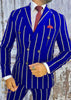 Burgundy Pinstripe Suit - Mens 1920s Gangster Pinstripe Suit - Lapel Chalk Pinstripe 5   - from alligatorwarehouse.com