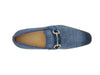Linen Loafer With Gold Tone Buckle 6 KS550-03FLIME8  - from alligatorwarehouse.com