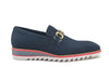 Linen Loafer With Gold Tone Buckle 8 KS550-03FLIME8  - from alligatorwarehouse.com
