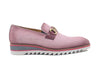 Linen Loafer With Gold Tone Buckle 17 KS550-03FLIME8  - from alligatorwarehouse.com