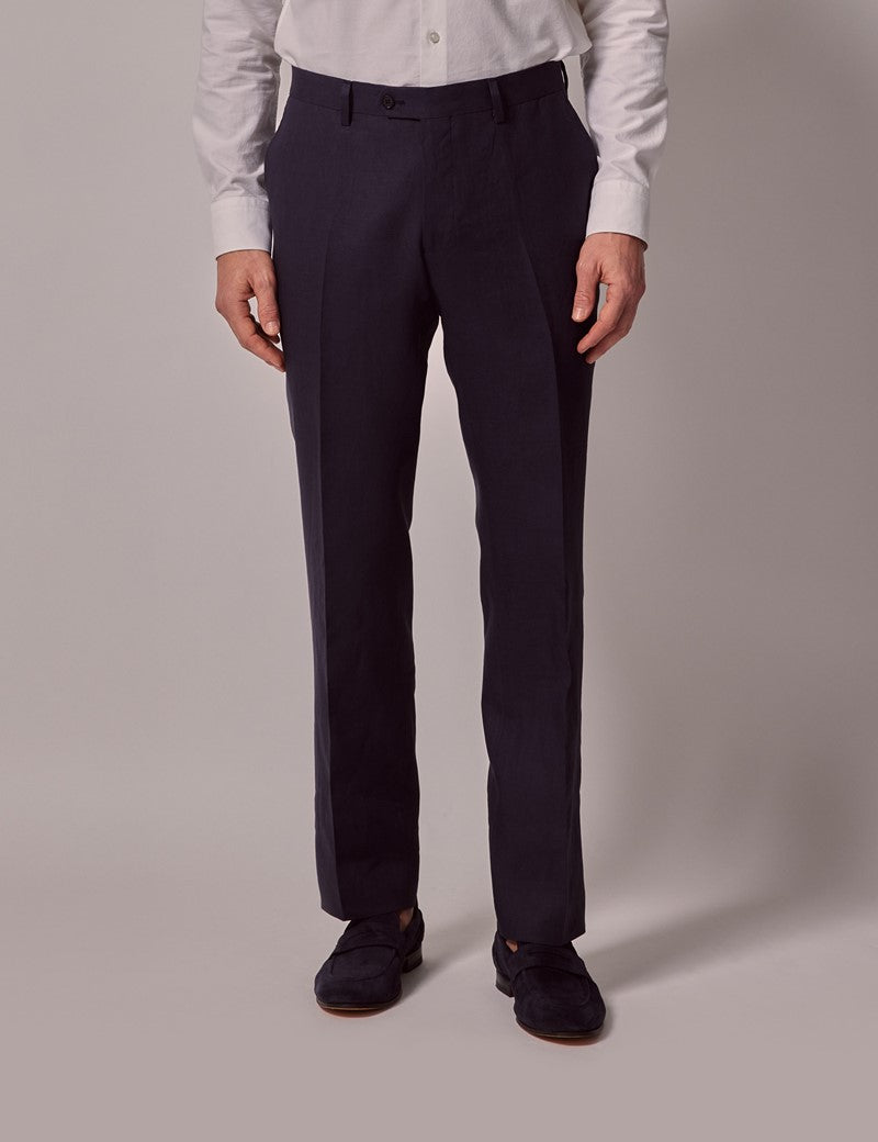 Mens Linen Suit For Beach Wedding - Summer  Suit in Navy Linen 8 Y8-7741  - from alligatorwarehouse.com