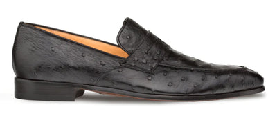 Lisbon Ostrich Black By Mezlan Made In Spain Brand 2   - from alligatorwarehouse.com