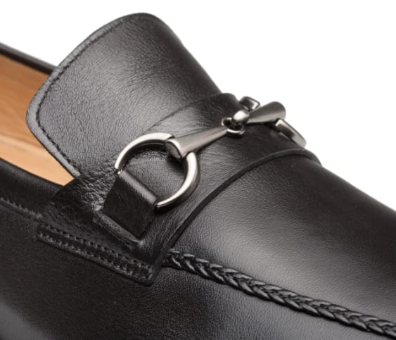 Apron Ornament Loafer Black By Mezlan Made In Spain Brand