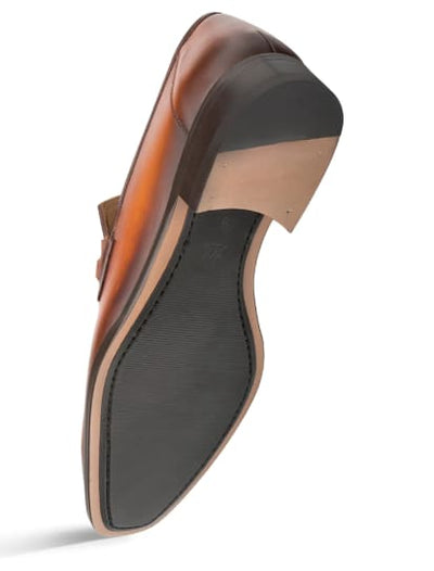 Ornament Loafer Cognac By Mezlan Made In Spain Brand 2   - from alligatorwarehouse.com
