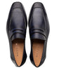 Deerskin Penny Loafer Blue By Mezlan Made In Spain Brand 4   - from alligatorwarehouse.com
