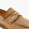 Caro Suede Penny Loafer Taupe By Mezlan Made In Spain Brand 2   - from alligatorwarehouse.com