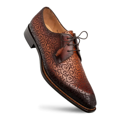 Lontani Lace Up Cognac/Rust By Mezlan Made in Spain Brand 1   - from alligatorwarehouse.com