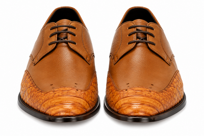 Men's Vestigium Genuine Caiman Belly Derby Shoes