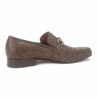 Genuine Ostrich Slip On By Los Altos 4   - from alligatorwarehouse.com