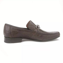 Brown Genuine Teju Lizard Skin Slip-on By Los Altos