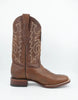 Los Altos Men's Rage Walnut Wide Square Toe Leather Boot 5   - from alligatorwarehouse.com