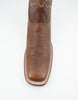Los Altos Men's Rage Walnut Wide Square Toe Leather Boot 4   - from alligatorwarehouse.com