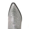 J Toe Cowboy Boots - J Toe Western Boots - Los Altos Grey J-Toe Genuine Python 4   - from alligatorwarehouse.com