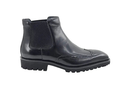 Lug Sole Chelsea Boot with Wingtip Toe 15 KB515-13CHESTNUT8  - from alligatorwarehouse.com