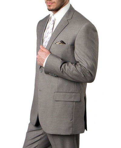 Bacchus Collection - Modern Fit Suit 2 Button 2 Piece in Sand 1 SO4M202-32-36R  - from alligatorwarehouse.com
