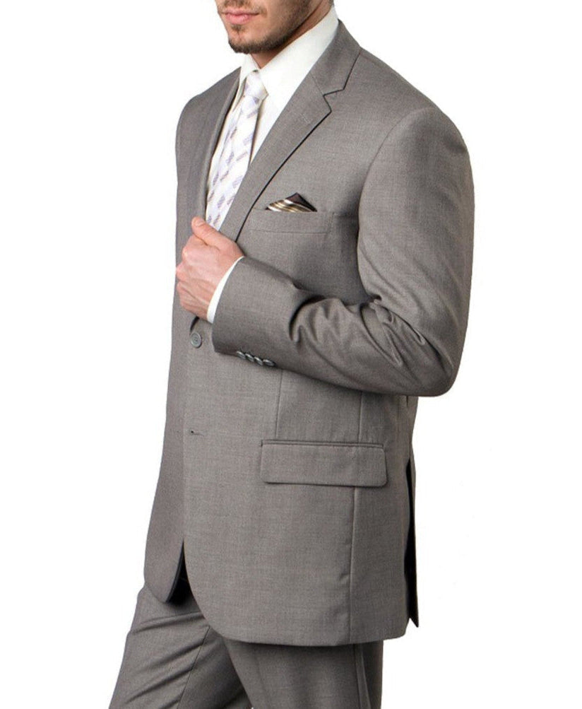 Bacchus Collection - Modern Fit Suit 2 Button 2 Piece in Sand