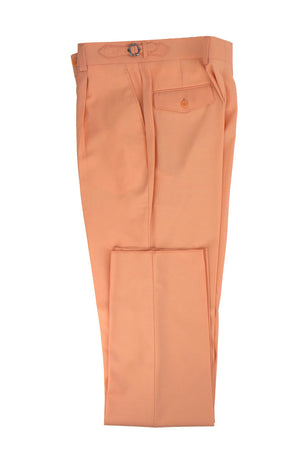 Tiglio Luxe Creamsicle Semi-Wide Leg Wool Marbella Dress Pants TL4013