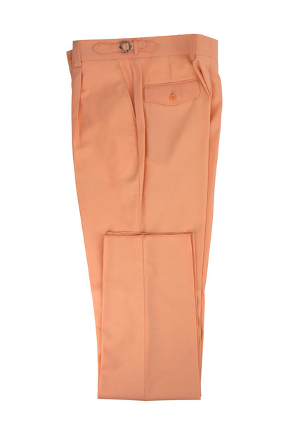 Tiglio Luxe Creamsicle Semi-Wide Leg Wool Marbella Dress Pants TL4013 1   - from alligatorwarehouse.com