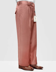 Statement Clothing | ﻿Solid Color Wide   Mauve Leg Pants