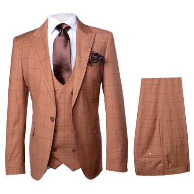 Rossi Man MAX RM1786 Slim Fit 3-Piece Suit – A Modern and Elegant Suit for Men 1   - from alligatorwarehouse.com