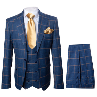 ROSSI MAN SLIM FIT 3 PIECE SUIT MAX RM1840 1   - from alligatorwarehouse.com