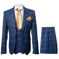 Rossi Man Max RM1840 – Slim Fit 3-Piece Formal Suit for Men