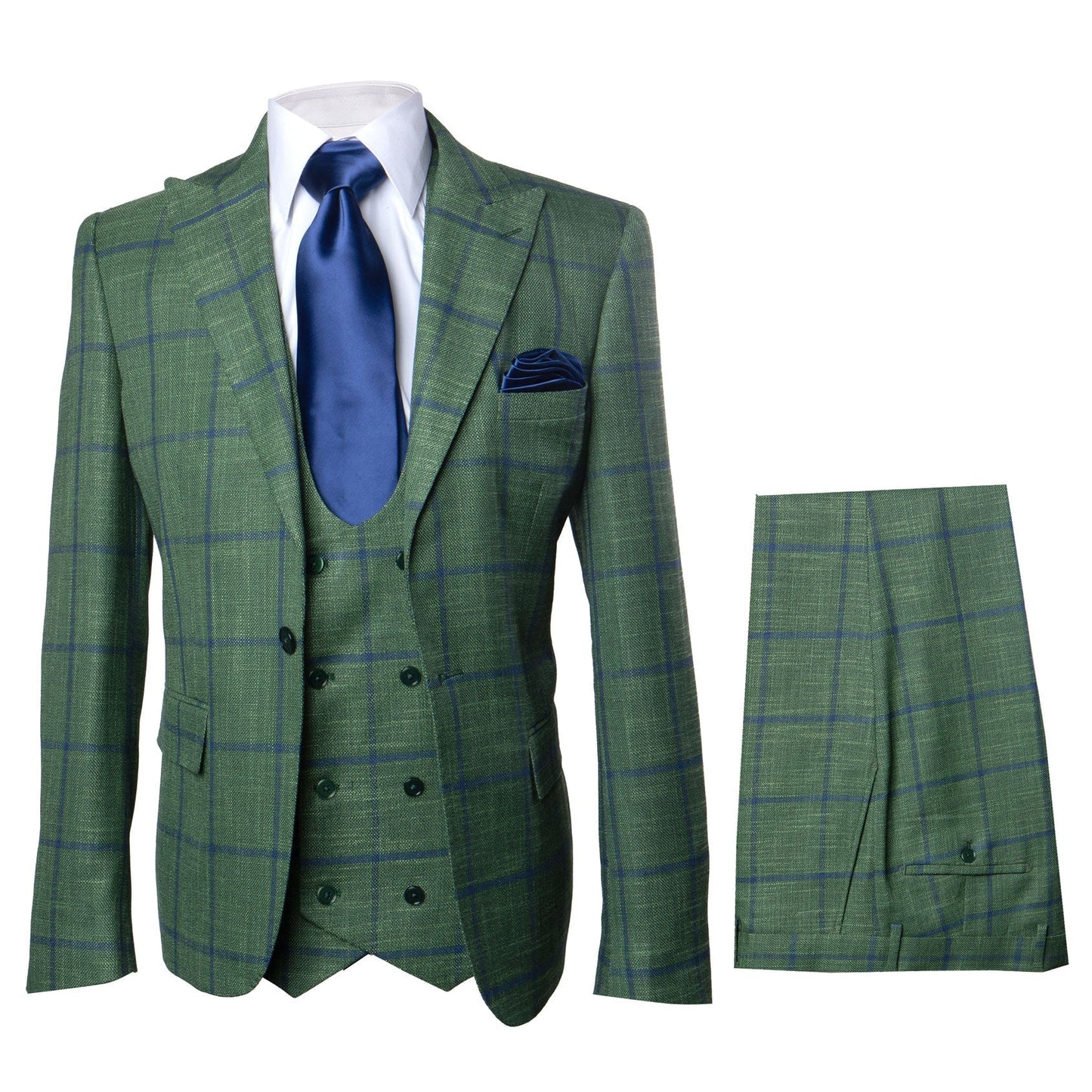 Rossi Man Max RM1841 – Men's Slim Fit 3-Piece Suit for Men